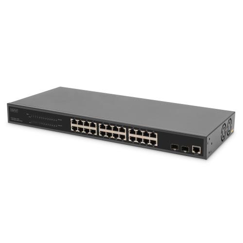 Switch Digitus by Assmann DN-95359, 24 porturi, PoE