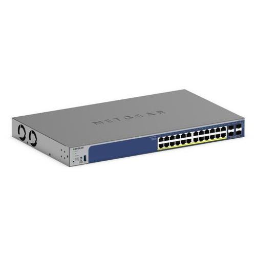 Switch Netgear GS728TXPv3, 24 porturi, PoE+