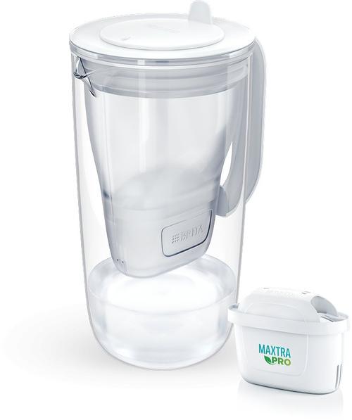 Cana filtranta de apa Brita Maxtra Pro Pure Performance, 2.5 l, Indicator LED de uzura a cartusului (Alb)