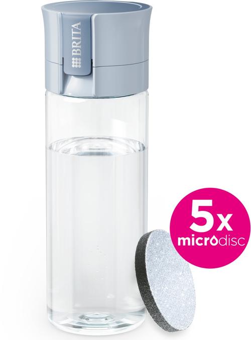 Sticla filtranta BRITA Vital Brita BR1059297, 0.6 l + 5 dischete (Albastru)