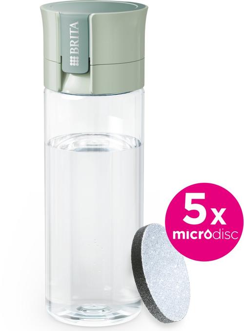 Sticla filtranta BRITA Vital Brita BR1059295, 0.6 l + 5 dischete (Verde)