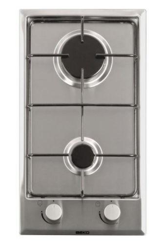 Plita incorporabila Beko HDCG 32220 SX, Gaz, 2 Arzatoare (Argintiu)