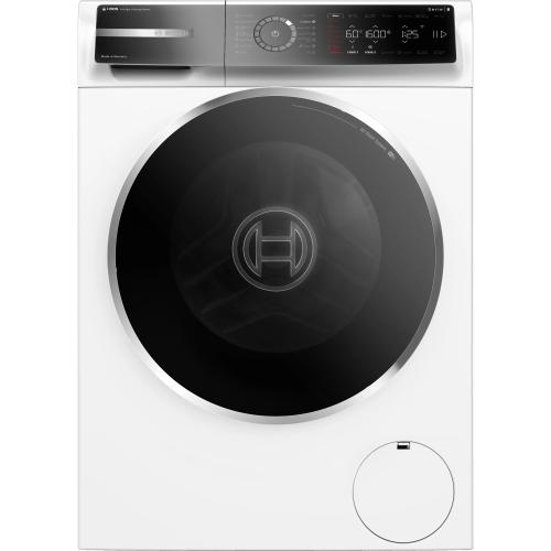 Masina de spalat rufe Bosch Seria 8 WGB266A4BY, 11 Kg, 1600 RPM, i-DOS, Home Connect, Touch control, 6 functii Anti Pete, Added Steam, EcoSilence Drive, Hygiene Plus, Iluminare tambur, Clasa A, 60 cm (Alb)