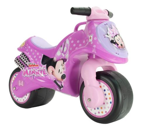 Motocicleta Ride-on Neox fara pedale pentru copii Injusa Disney Minnie Mouse, 18-36 luni, Roz