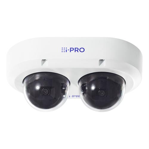 Camera de supraveghere video exterior I-Pro Dual Sensor WV-U85402-V2L, 2x4MP, IR 40m, PoE+, IP66/67/K10 (Alb)
