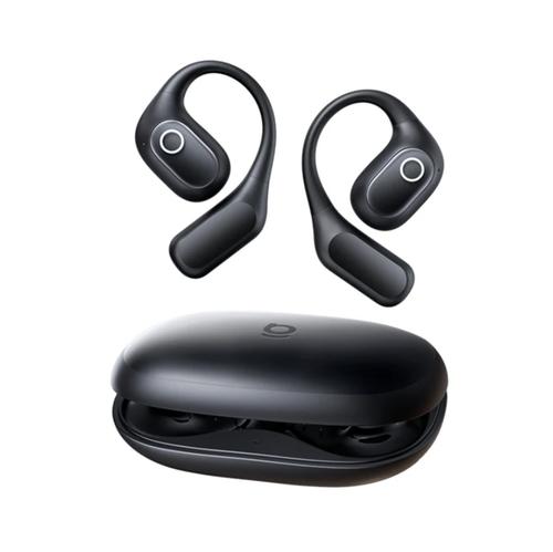 Casti alergare True Wireless Baseus Bowie Eli 2i Fit, Open-Ear, Bluetooth 6.0, Autonomie 11/36 ore, Microfon pe casca, IPX5 (Negru)