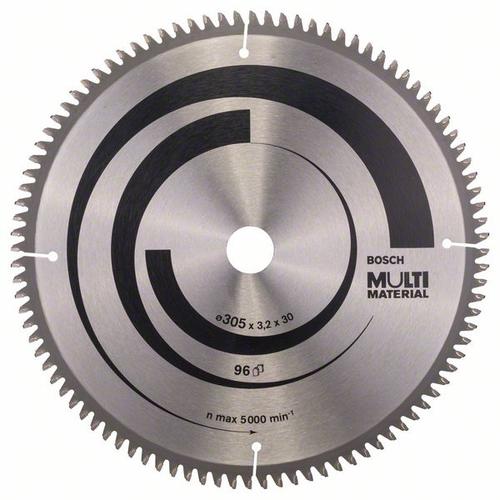 Panza de ferastrau circular Bosch Multi Material, 305 x 30 x 3,2 mm; 96