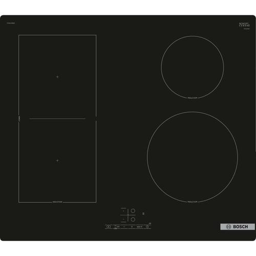 Plita incorporabila BOSCH PVS61RBB5E, Inductie, PowerBoost, 6.9 kW, CombiZone, TouchSelect, 60 cm (Negru)