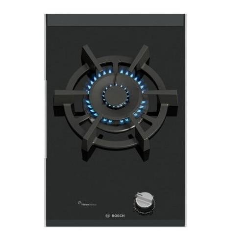 Plita incorporabila Bosch PRA3A6I10, 1 zona de gatit, 30 cm, Arzator Wok pana la 6 kW (Negru)
