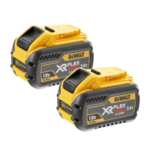 Set 2 acumulatori DeWALT FLEXVOLT, 18V/9Ah