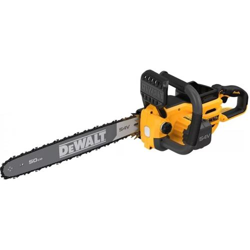 Drujba (fierastrau electric) cu lant pe acumulator DeWALT DCMCS575N, 18V/54V XR Flexvolt, motor fara perii, lungime lama 50 cm, viteza lant 13.5 m/s, lubrifiere ulei automata, sistem de protectie, fara incarcator si acumulator in setul de l