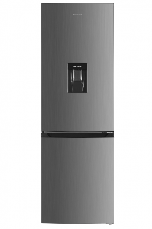 Combina frigorifica HEINNER HCNF-HM291INVXWDE+, 291 l, Clasa E, Dozator apa, Compresor Inverter, Lumina LED, H 186 cm (Inox)