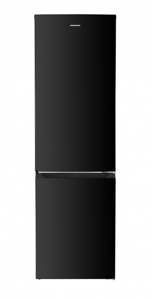 Combina frigorifica HEINNER HCNF-HM253INVBKE++, 253 l, Clasa E, No Frost, Compresor Inverter, Control electronic, Lumina LED, Usi reversibile, H 181 cm (Negru)