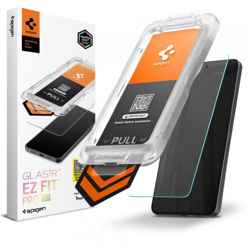 Folie de protectie Ecran Spigen GlastR EZ FIT Pro HD pentru Samsung Galaxy S26 S942, Sticla Securizata, Full Glue