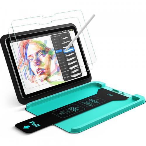 Folie de protectie Ecran ESR Armorite Paper Feel UltraFit pentru Apple iPad Air 11 (2026) / Air 11 (2025), Sticla Securizata, Full Glue, Set 2 bucati