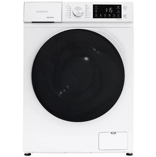 Masina de spalat rufe frontala Daewoo DWD-FV2021-5, 7 kg, 1200 rpm, clasa A, adancime 44 cm, motor inverter, Time Delay, Child Lock, Super Spa, Steam, Quick Wash, Tub Clean, Night Wash, StormWash (Alb)