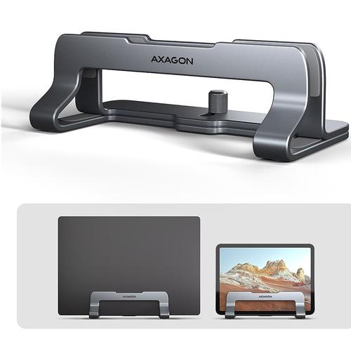 Stand notebook AXAGON STND-VG, ajustabil, compatibiliate 10inch - 17.3inch, Gri
