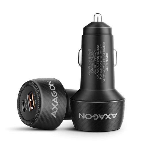 Incarcator auto AXAGON PWC-PQ48, 48W, 2xUSB, 5V/9V/12V, Negru