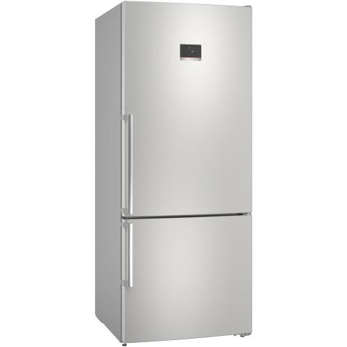 Combina frigorifica Bosch KGN76XIEP, 526 L, No Frost, Display TouchControl, Super Cooling, H 186 cm, Clasa E (Inox)