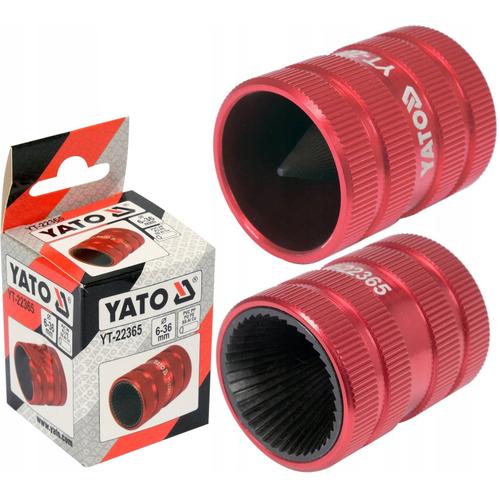Scula de debavurare YATO YT-22365 pentru tevi din otel, cupru, PEX 6-36 mm