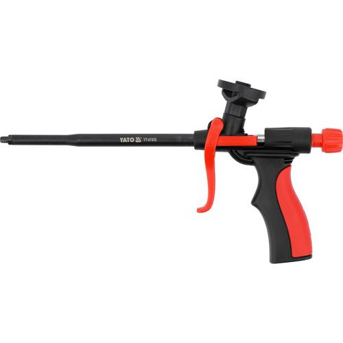 Pistol de aplicare spuma poliuretanica Yato YT-67435, PTFE, 330 mm, Negru/Rosu