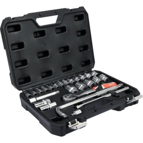 Trusa Tubulare 1/2inch Yato YT-38741, YT-38741, 25 piese