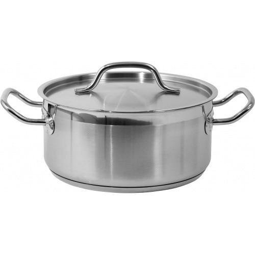 Oala cu capac Yato YG-00041, Inox, 5 l, 24 cm (Argintiu)