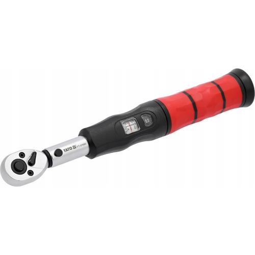 Cheie dinamometrica Yato YT-07690, 1/4inch, 2-26NM, dublu ecran, lungime 250mm, otel 40CR