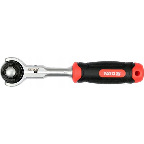 Cheie cu clichet pivotanta Yato YT-07202, 1/2inch, 72 dinti, 255mm