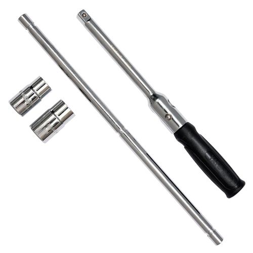 Cheie profesionala pentru roti auto YATO YT-08035, tubulare 17, 19, 21, 23 mm, husa protectie