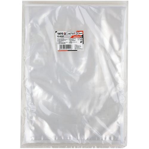 Set 100 saci de vidare, Yato, Poliamida/Polietilena, 250x350 mm, Transparent