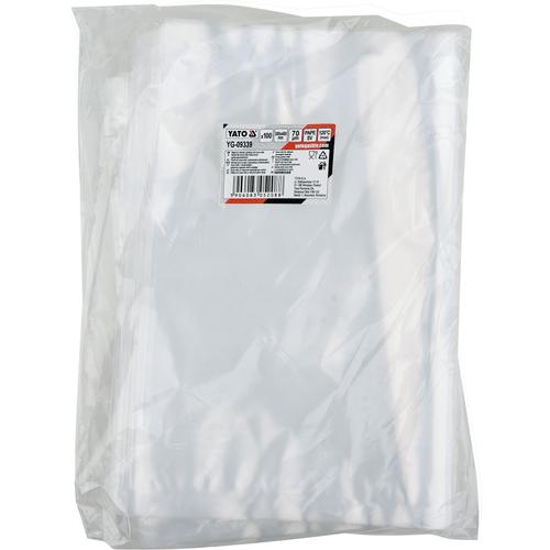 Set 100 saci de vidare, Yato, Poliamida/Polietilena, 300x400 mm, Transparent