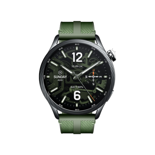Smartwatch Xiaomi Watch S5, 46mm, Ecran AMOLED 1.48inch, Bluetooth, GPS, 5 ATM, Autonomie 21 de zile (Verde)