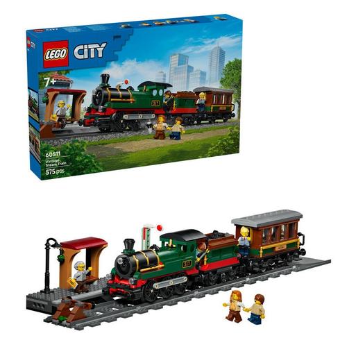 LEGO® City - Tren cu aburi vintage 60511, 575 piese