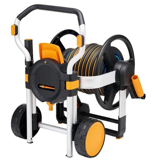 Carucior manual pentru furtun waterwheel xl, totul in set Fiskars1062256