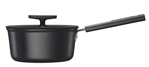 Cratita FISKARS Hard Face 1075524, 15cm, 1.8l, aluminiu, Negru
