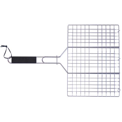 Gratar pliabil pentru friptura si burgeri, inox - Zokura