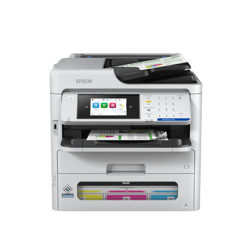 Multifunctional InkJet Color Epson WorkForce Pro EM-C800RDWF, A4, 25 ppm, ADF, USB, Retea, Wi-Fi, Fax