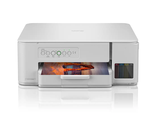 Multifunctional inkjet color CISS Brother DCP-T436W, InkBenefit, Wireless, A4, 7.500 pagini alb-negru sau 5.000 pagini color, Alb