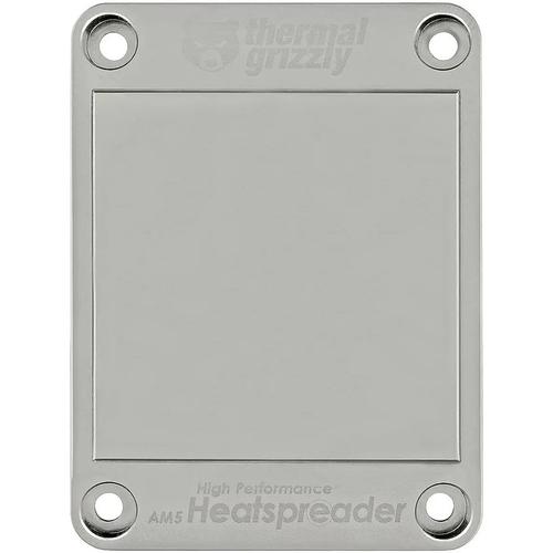 Accesoriu cooler ThermalGrizzly High Performance, Heatspreder, AM5, cupru nichelat, exclusiv pentru Ryzen 7000 delidded, Argintiu