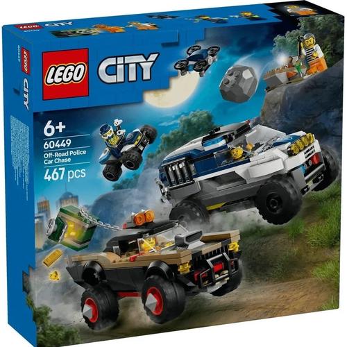 LEGO® City - Urmarire cu masini de politie off-road 60449, 467 piese