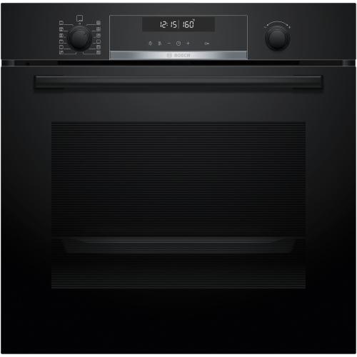 Cuptor incorporabil Bosch HBG578EB3, 71 L, Electric, Multifunctional, Grill, Soft close, Air Fry, 10 functii, AutoPilot30, Suport telescopic, 3D Hotair, Autocuratare pirolitica + hidrolitica, Clasa A+ (Negru)