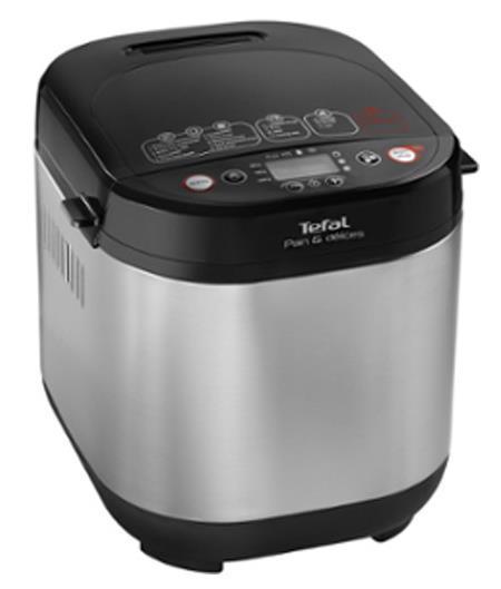Masina de facut paine Tefal Pain & Delices PF240E38, 700W, 20 programe (Negru-Gri)