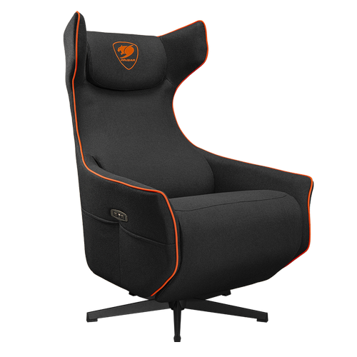 Fotoliu Gaming COUGAR Magus, Ergonomice Zero-Gravity, Max 150 kg (Negru/Portocaliu)
