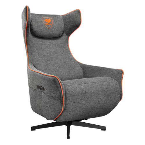 Fotoliu Gaming COUGAR Magus, Ergonomice Zero-Gravity, Max 150 kg (Gri/Portocaliu)