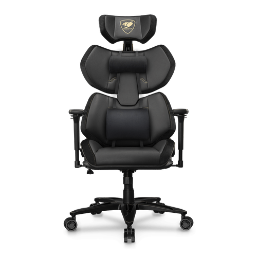 Scaun gaming COUGAR TERMINATOR ELITE Gold CGR-TRE-GLB, reglabil (Negru/Auriu)