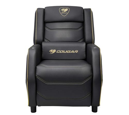 Fotoliu Gaming COUGAR Ranger Pro Royal, Max 160 kg, Ajustabil, USB Type-C (Negru/Galben)