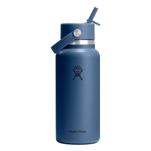 Sticla termos, inox, 950ml, Hydro Flask Wide Straw Harbor Blue