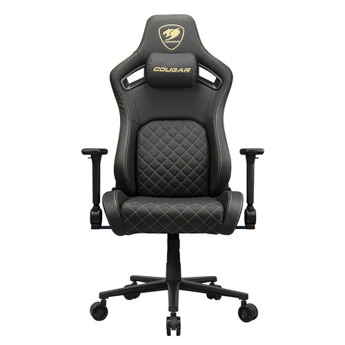 Scaun Gaming COUGAR Defensor Gold, Max 120 kg, Cotiere 4D (Negru)
