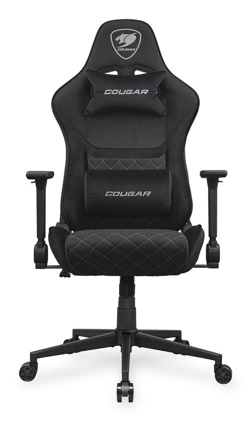 Scaun gaming COUGAR Armor One V2 Black F, Max 120 kg, Design ajustabil, Cotiere 4D (Negru)